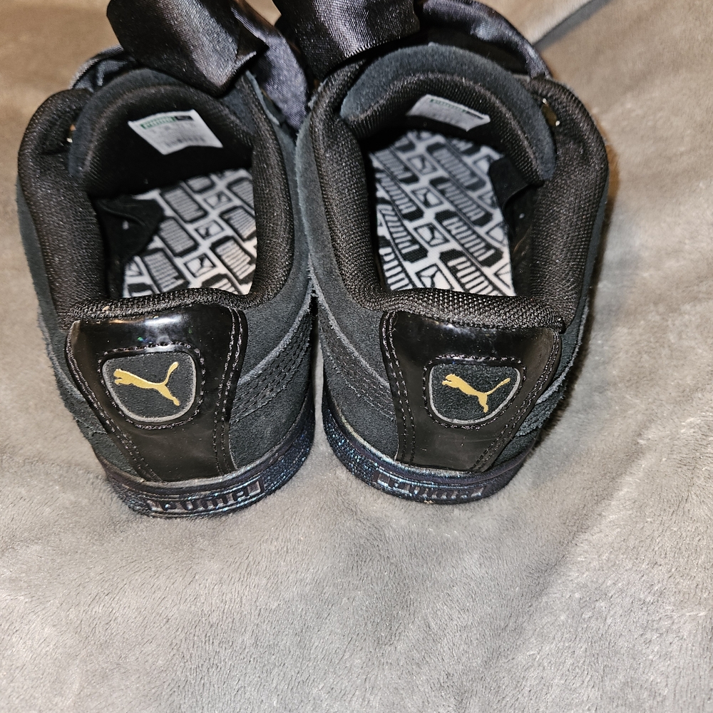 Puma Suede Women's Black Sneakers - Picture 2 of 5